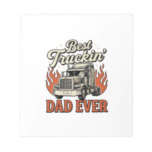 Bloc-note Meilleur Papa de Camionneur Ever Chemise Vintage C