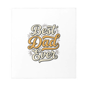 Bloc-note Meilleur Papa de Tous les Temps Design de Chemise