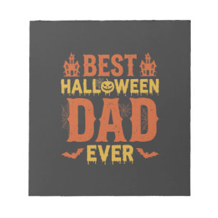 Bloc-note Meilleur papa Halloween de tous les temps Design v