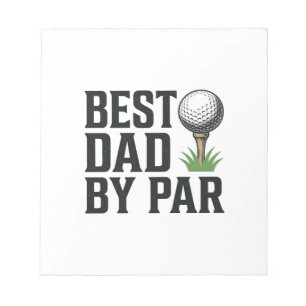 Bloc-note Meilleur Papa Par Golf Fête Des Pères Design Vinta