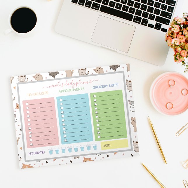 Bloc-note Meilleur Planificateur quotidien adorable (Créateur téléchargé)