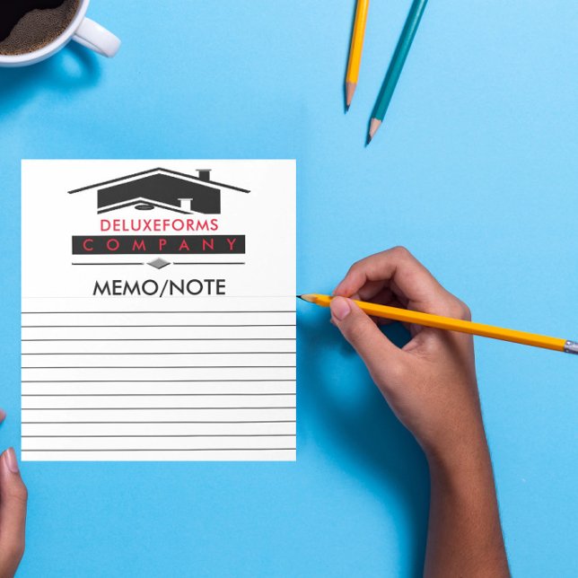 Bloc-note Mémo note de toit noir (Créateur téléchargé)