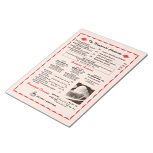 Bloc-note Menu Woolworth - Pad