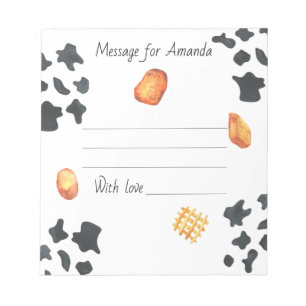 Bloc-note Message de capsule temporelle d'anniversaire aux p