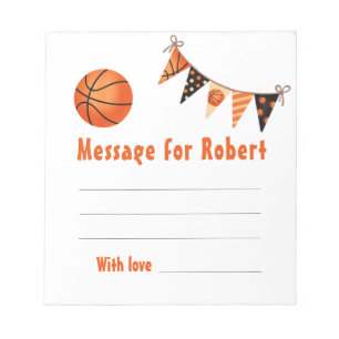 Bloc-note Message de capsule temporelle d'anniversaire de ba