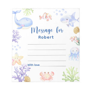 Bloc-note Message de capsule temporelle d'anniversaire sous