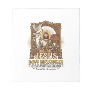 Bloc-note Messager Jésus Colombe Messager Jésus Colombe Chré