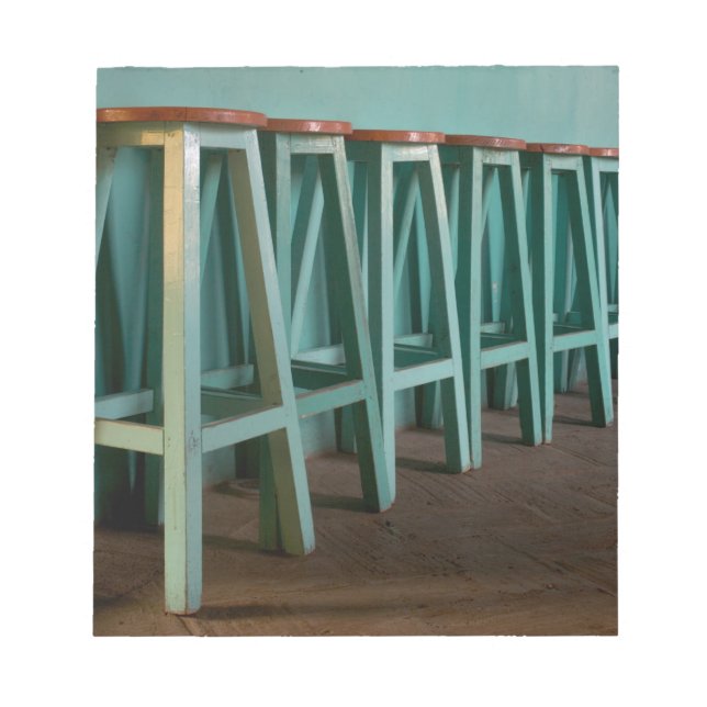 Bloc-note Mexique, Oaxaca, Green Bar Stools (Devant)