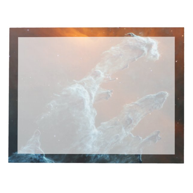 Bloc-note Mi-Infrarouge Les Piliers De La Création. (Devant)