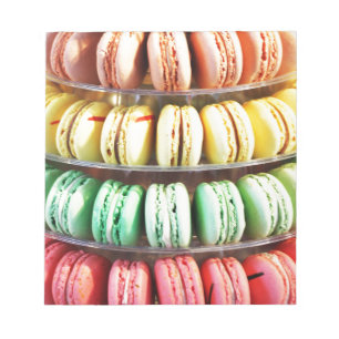 Bloc-note Mignonne dessert coloré Français Macaron