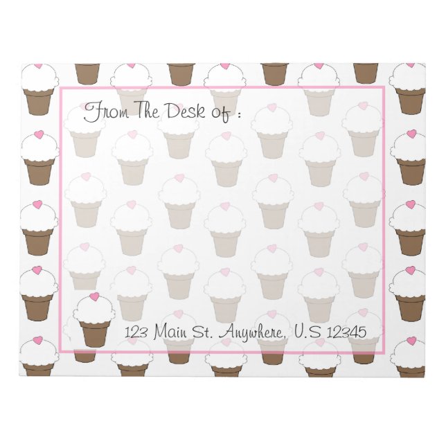 Bloc-note Mignons Notepads Par Le Chaton Frisky (Devant)