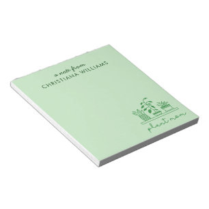 Bloc-note Mini-Plante Maman Plante mignon Lover Personnalisé