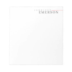 Bloc-note Minimaliste moderne professionnel plain