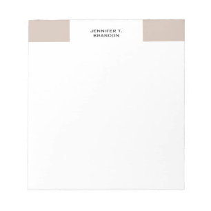 Bloc-note Minimaliste Moderne Professionnelle Simple