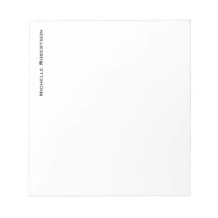 Bloc-note Minimaliste Professionnel Moderne Simple