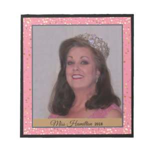 Bloc-note Miss America USA Rodeo Autograph Pad-Stardust