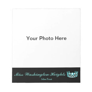 Bloc-note Miss America USA style Pageant Photo Autographe Pa