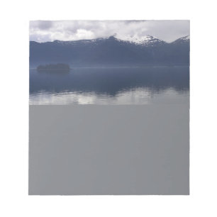Bloc-note Misty Alaskan Sea dans les tons bleu