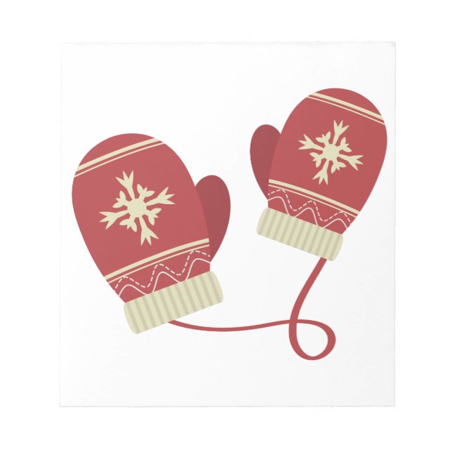 Bloc-note Mittens hiver (Devant)