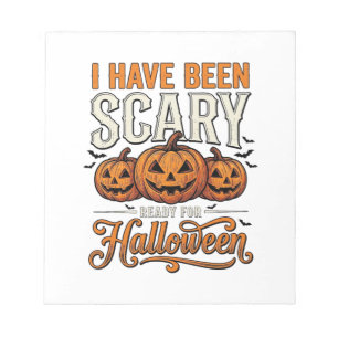 Bloc-note Modèle de chemise vintage citrouille Halloween eff
