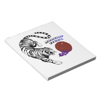 Bloc-note Modern Tiger Graphic Art