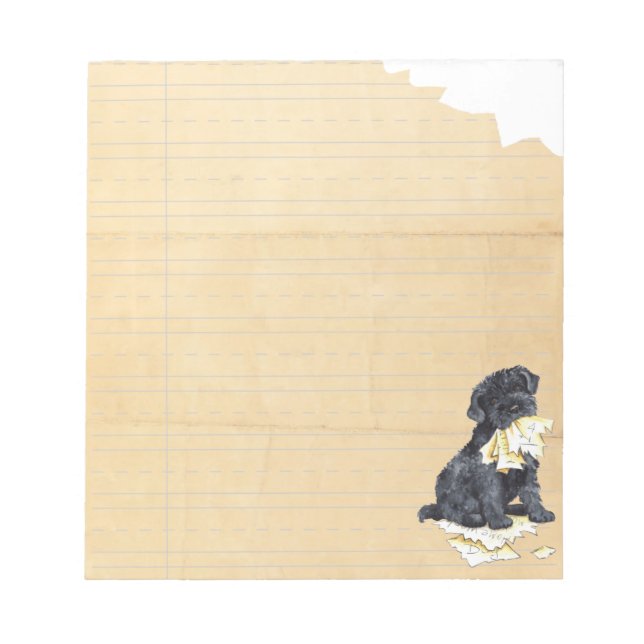 Bloc-note Mon Kerry m'a mangé mes devoirs (Devant)