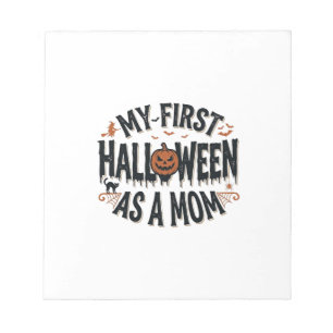 Bloc-note Mon premier Halloween en tant que maman Vintage Ha