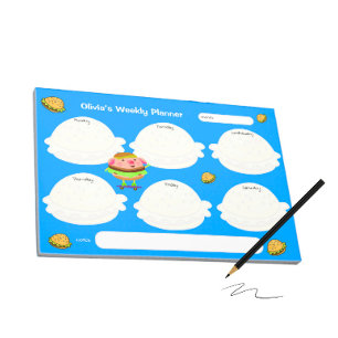 Bloc-note Monde des hamburgers