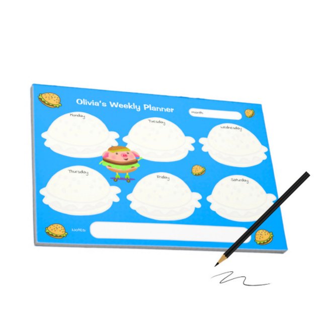 Bloc-note Monde des hamburgers (Créateur téléchargé)