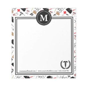 Bloc-note Monogram - Medical Design  Notepad