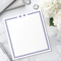 Monogramme Bleu Marine