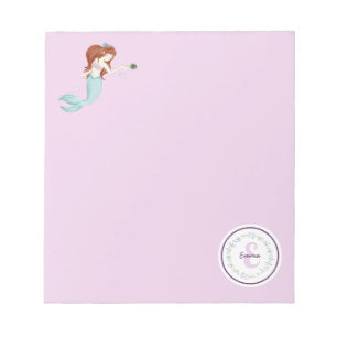 Bloc-note Monogramme de sirènes lunaires
