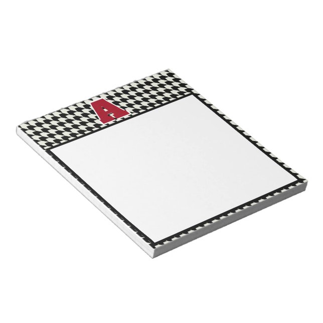 Bloc-note Monogramme pied-de-poule  (Incliné)