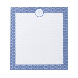 Bloc-note Monogramme roues motif