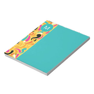 Bloc-note Monogrammed Boldy Colored Abstract