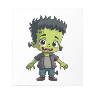Bloc-note Monstre de Frankenstein � Chemise de dessin animé