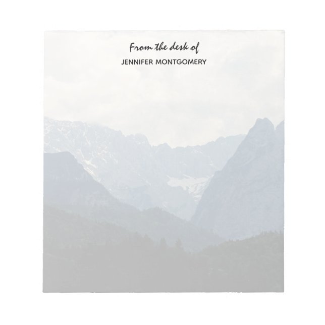 Bloc-note Montagnes alpines Nature Photo Pays (Devant)