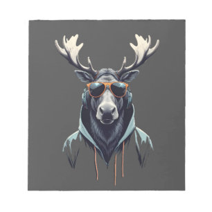 Bloc-note Moose Portant Sweat - shirt à capuche Drôle Cool a