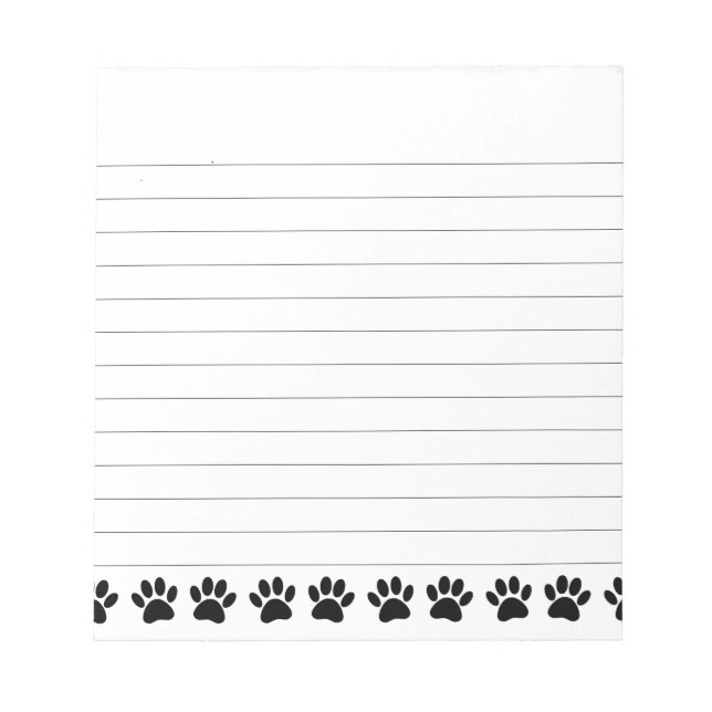 Bloc-note Motif à mâchoires (Devant)