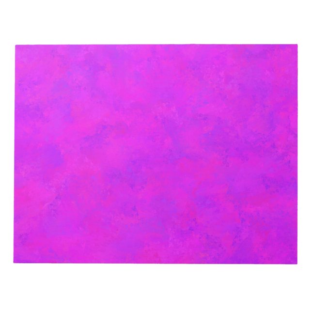 Bloc-note Motif Abstrait Rose Violet (Devant)