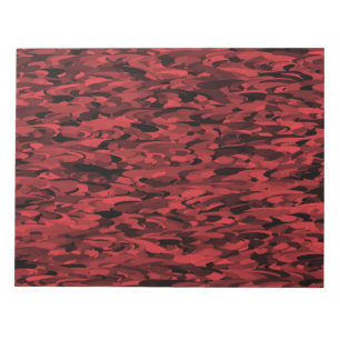 Bloc-note Motif Abstrait Rouge Noir