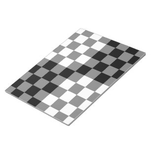 BLOC-NOTE MOTIF CHECKERBOARD