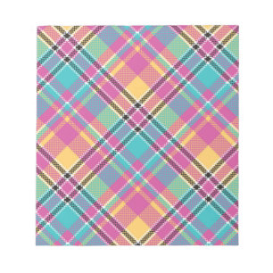 Bloc-note Motif Colorfull moderne géométrique Vintage