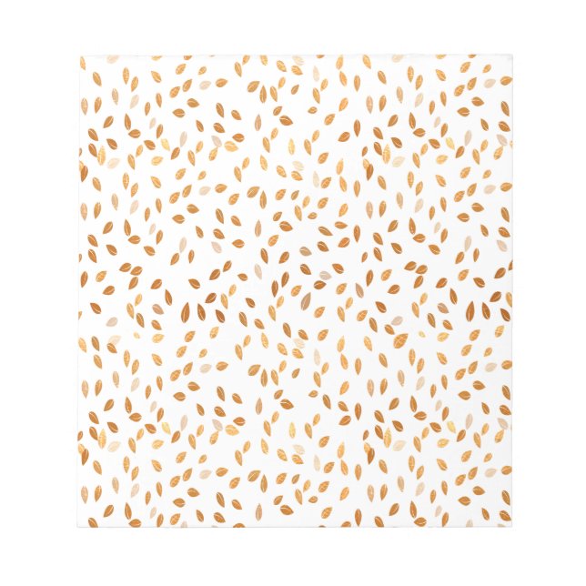 Bloc-note Motif Confetti Gold Leaf (Devant)