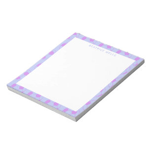 Bloc-note Motif de balle de soccer mignon en violet Personna