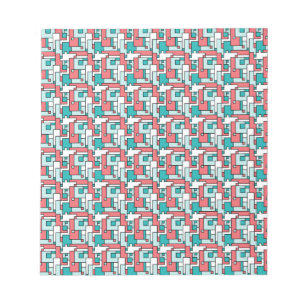 Bloc-note Motif de briques rétro