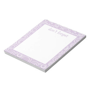 Bloc-note Motif de cercle amusant