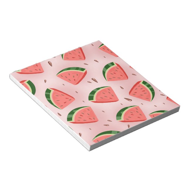 Bloc-note Motif de melon d'eau (Incliné)