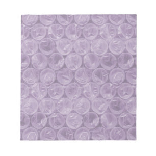 Bloc-note Motif de papier bulle violet