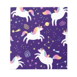 Bloc-note Motif du club de fans Unicorn